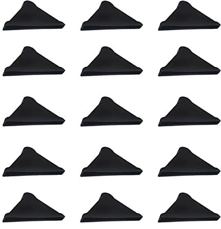 Zaky 3mm Plastics Corner Protectors Black Glass and Mirror Safety Edge & Corner Guards Cushion Product to Angles Protects Corners 20 pcs