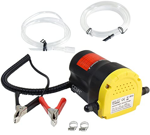 CCLIFE Pompa Aspira Olio Motore Auto 12V Pompa Estrattore Olio per Travaso Olio Gasolio