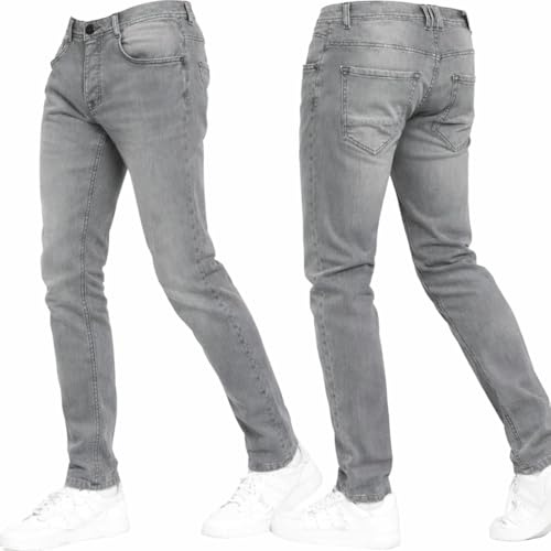 Crosshatch Stretch Slim Fit Jeans Mens Denim Designer Trousers Pants by JeanBase