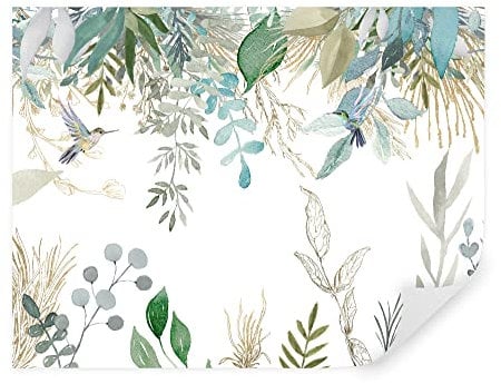 TAPEKO Papier Peint Panoramique Premium 360x250 cm style 3D Plantes Exotiques Naturelles Papier Peint intissé pour Chambre Salon Décoration Murale u17579