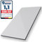 Aluverbund 24 Aluverbundplatte, Aluminium Platte, 3mm dick, Silber-Metallic/RAL9006, 60x120cm