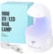TOMICCA Mini lampada LED per unghie - Mini lampada UV per unghie, asciugatore per unghie USB per smalto gel, gel poli-costruttore, colla gel, strumenti per nail art per principianti, fai da te