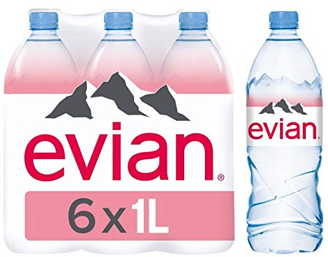 EVIAN|Eau Minérale Naturelle Pack De 6X1L|(Lot De 1)|Best Deal