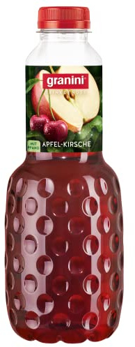 granini Trinkgenuss Apfel-Kirsche (1 x 1l), 51% Saft, Apfelsaft, Kirschsaft, vegan, natürlich, mit Pfand