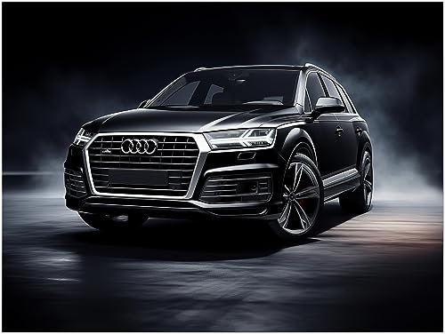 Generisch Poster - Audi Q7 - Auto Sportwagen Kunstdruck Wandbild für Wohnzimmer, Kinderzimmer und Arbeitszimmer P222N (60x80 cm)