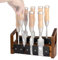 O'SKOOL Modular Chisel Storage Rack for Woodworking Workshop Tool Orghanization