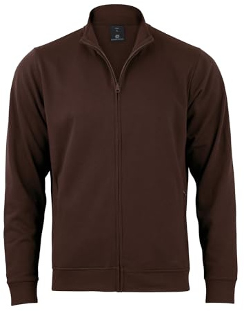 STARK SOUL Sweatjacke BLANK, mit Stehkragen, Reißverschluss und 2 Schubtaschen | French Terry