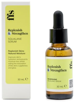FFS Beauty Replenish & Strengthen: Squalane Serum - Skin Care, Cleansing Oil, Face Serum, Facial Moisturiser, Gua Sha Companion, Vegan Squalane Cleanser, Hair Growth Treatment
