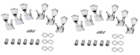 Abaodam 12pcs Guitar Tuning Turner String Guitar Tuning Pegs Locking Tuners Craftsmanship