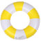 Schwimmreifen Schwimmring Erwachsene Retro-Stil Aufblasbare Schwimmreifen Lustiges Pool Float Spielzeug Schwimm Schwimmbecken Float für Badespaß Sommerpool Strandparty Wasseraktivitäten (gelb)