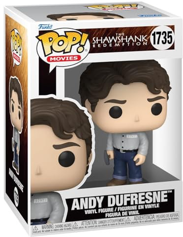 Funko POP! Movies: SR - Andy Dufresne - Shawshank Redemption - Figura in Vinile da Collezione - Idea Regalo - Merchandising Ufficiale - Giocattoli per Bambini e Adulti - Movies Fans