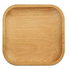 EINES Multifunktionales Serviertablett Holz Nachmittag Tee Snack Tablett Retro Brot Tablett Flache Tablett Lebensmittel Foto Requisiten Tablett Servierplatte(B)