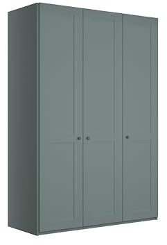 WIEMANN Drehtürenschrank Landhausstil Kleiderschrank 150cm breit, Salbeigrün Dekor, Höhe 216cm, Marlow