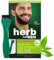 Teinture pour moustache et barbe sans PPD et sans ammoniaque, ingrédients naturels végétaliens, inodore, plus d'irritations de la peau due à la coloration pour peaux sensibles – Marron foncé.