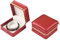 SHAPLE Aufbewahrungsboxen Red Gold Frame Leather Lining Ring Pendant Bracelet Organizer Box Display Storage Case Jewelry Packaging(Bracelet)