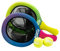 SUMMER GAMES Neopren Ball-Kescher-Set für Kinder - Sicheres Pool Tauchspielzeug mit bunten Wasserbällen und festem Griff für Pool- und Strandspiele