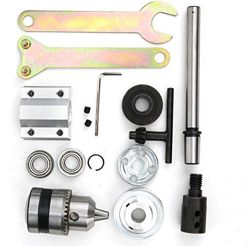 Ohne Stromversorgung Spindelbaugruppe Holzbearbeitung Schneiden Schleifen Tischbohrmaschine Zubehör B12 Bohrfutter