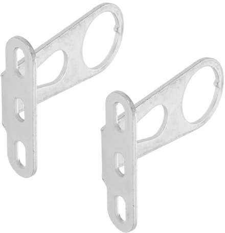 POPETPOP 2pcs Basket Mounting Brackets Front Fork Light Rack Iron Bike Basket Support Rack Front Lamp Holder for Mountain Bike Accessories