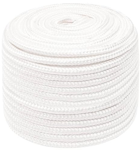 PP Seil, Geflochtenes Outdoor Tauwerk, UV-beständig und Abriebfest, Textilseil, Bootsleine, Nylonseil für Landwirtschaft Schifffahrt Camping, 12 mm x 25 m