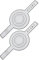 Estink Diseño Antideslizante de la Silicona Pan para Facilitar el Almacenamiento Colgante 2 Piezas de Pan de para Picnics (BLACK)