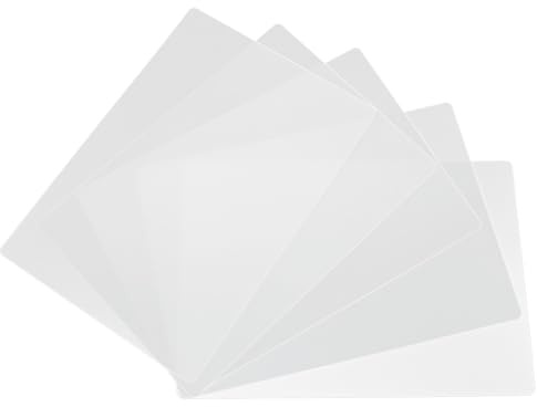 Supvox 5 Stück A4 Schreibunterlage Kunststoff Wiederverwendbarer Prüfungsblock Mehrzweck-Schreibtafel Für Büro Schreibtisch Und Papier 29.80 X 21.20 Cm