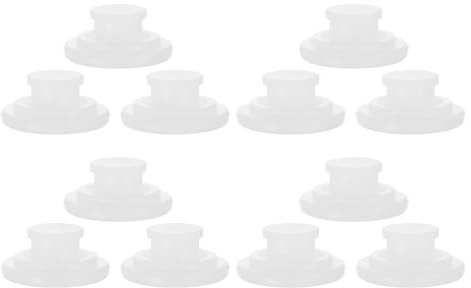 NIYANGLE Lot de 12 Bouchons Anti-Fuite en Silicone pour Bouteilles D’Eau 2,3 Cm, Bouchons Réutilisables Étanches, Compatibles Gourdes, Accessoires Pratiques pour Maison, la Cuisine