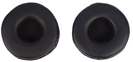 Un paio di cuscinetti di ricambio morbidi cuscinetti in schiuma morbida in pelle PU per auricolari K450-K430-K420-K480 (nero)