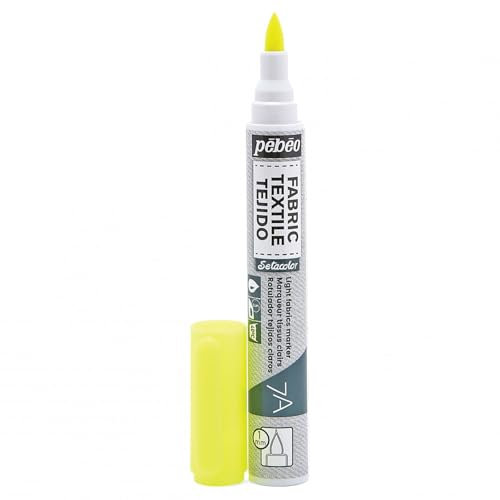 ROTULADOR Pebeo 7A Telas Claras Amarillo Flúor