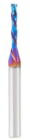 Amana Tool 46176-K CNC SC Spektra Extreme Tool Life Coated Compression Spiral 1/8 D x 13/16 CH x 1/4 SHK x 2-1/2 Inch Long Router Bit