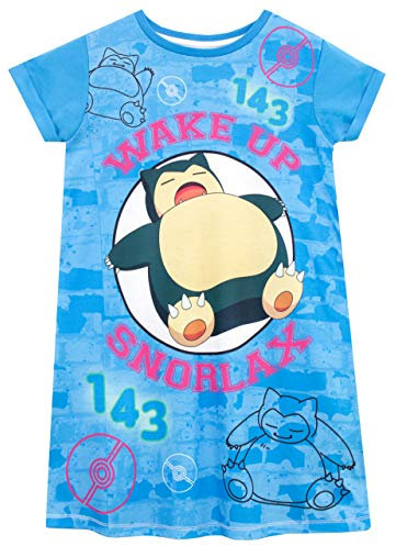 Pokemon Mädchen Snorlax Nachthemden Leuchten Im Dunkeln Mehrfarbig 158