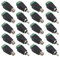 QitinDasen 10 Paar Premium RCA Stecker Buchse Verbinder, RCA Adapter Terminalblock, 2 Polig Männlich Stecker & Weiblich Buchse Kit, Kabel Verbinder mit Schraubklemme