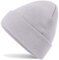 Hatsatar Unisex warme Beanie Strickmütze | Wintermütze für Damen & Herren | Feinstrick Mütze doppelt gestrickt | warm & weich (Light Grey)