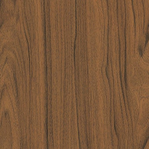 [15,44€/m²] Klebefolie in Holz-Optik - WUNSCHMAß inkl. Rakel & E-Book I Selbstklebende Holz Folie für Möbel & Küche - hitzebeständig & abwaschbar I Möbelfolie Holzdekor (NUSSBAUM, LAUFMETER x 67,5cm)