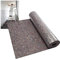 Froadp 100㎡ Bâche Protectrices de Peinture 180g/m² Couverture en Molleton avec Revêtement Antidérapant PE Sous-couche Film Tapis pour Protection des sols Toutes Papier Peint Fournitures
