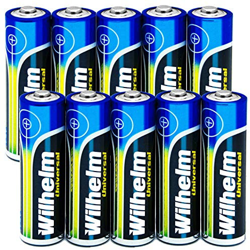 Wilhelm Universal Batterien AA Mignon AAA Mikro 9V Block (AA Mignon, 10)