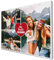 wandmotiv24 Leinwandbild 260 g/m ² - Foto-Collage mit 3 Fotos - Freundschaft Fotogeschenk - Geschenk für Freundin - Kunstdruck querformat 40x30cm (BxH) - Beste Freundin - M0028