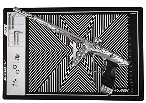 HK Army MAGMAT Magnetische Paintball-Tech-Matte, Schwarz/Weiß