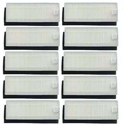 FFYan Accesorio de10 piezas para el robot aspirador para Cecotec Conga Excellence 1090 1099
