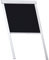 Lospitch Dachfenster Verdunkelungsrollo Schwarz Thermo-Rollo, 100% Verdunkelung, Silberne Seitenschienen, kompatibel mit Fenster Systeme Dachfenster GGL, GPU, GTU, GXU, GHU(49.3x94cm, F06)