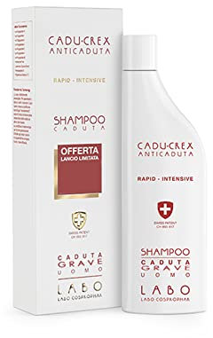 LABO Cadu Crex Rapid Intensive Shampoo für dünneres Haar Starker Haarausfall Herren 150 ml