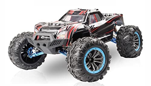 Amewi 22569 Crusher Monstertruck brushless 4WD 1:10 80km/h RTR, Schwarz-rot