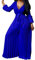 Jumpsuit for Women Formal Long Sleeve Sale Clearance Casual Jogging Joggers Bodycon Playsuit Shapewear Soft Lounge Trouser Socks Womens 4-7 Blue