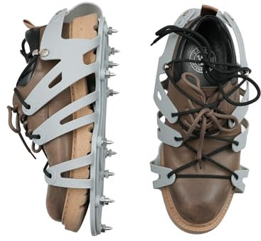 ROLLINGDOG Scarpe a chiodo, in Resina epossidica, con Punte Corte da 2,5 cm, perfette per Pavimenti in Resina epossidica, sovrapposizioni, Installazione di coperture