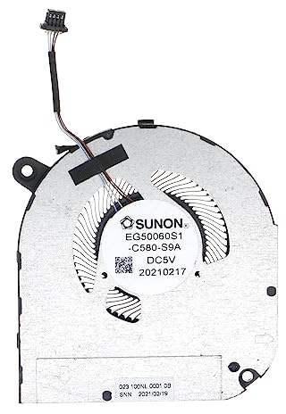 Replacement CPU Cooling Fan for Dell Inspiron 16 Plus 7610 RTX 3060 2021 05CXK8 EG50060S1-C580-S9A