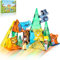 Veneibe Magnetic Tiles Toys Grassland Theme, Magnet Building Blocks,Educational Construction Toy for Boys Girls 3 4 5 6 7 8 year old,Birthday for Kids,Family,Kindergarten
