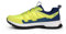Izas - Zapatillas de Trail Running para Hombre - Deportivas con Suela Alta - Cierre de Cordones - Puntera y Talonera Reforzadas - Elásticas, Ligeras y Resistentes - Shun Amarillo y Azul - Talla 41