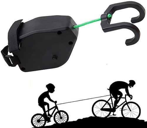 Yeria Abschleppseil Fahrrad Kinder, 2.5M Fahrrad Traktionsseil, Eltern Kind Zugseil Abschleppseil Traktionsseil, MTB & Radfahren Stretch Zuggurt