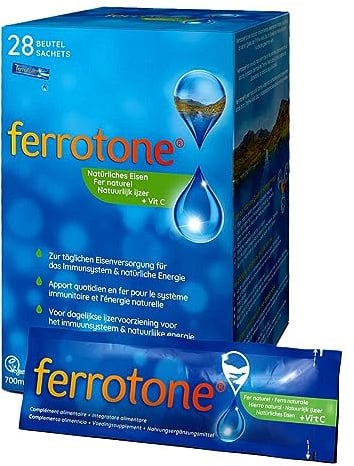 Ferrotone Natürliches Eisen Plus Vitam.c Apfel Btl 28X25 ml