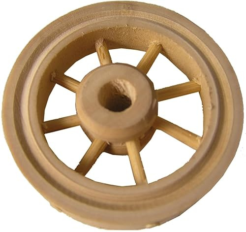 FADEDA Wagenrad/Höhe:5 cm/handbemalt/detailgetreue Krippen Figuren - Weihnachten Tisch Dekoration Krippe Zubehör