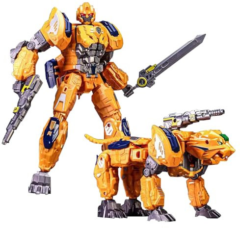 Doyomtoy Verwandelbare Roboterspielzeuge, Transformator-Roboter, Geburtstagsgeschenke für Kinder und Erwachsene, Sammlerstücke...